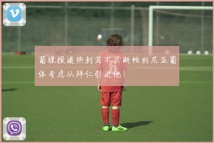葡媒报道热刺若不买断帕利尼亚葡体考虑从拜仁引进他
